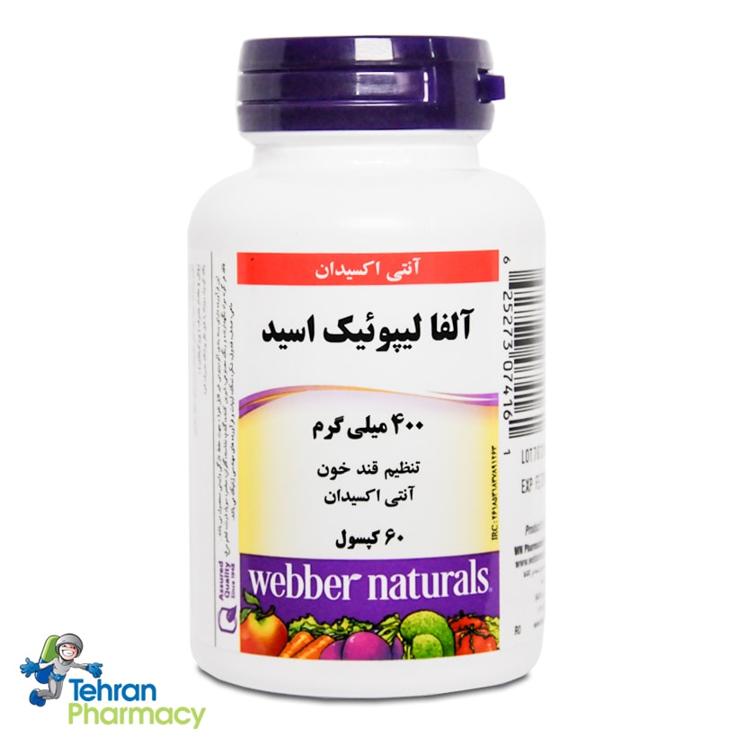 Webber naturals Alpha Lipoic Acid 400mg